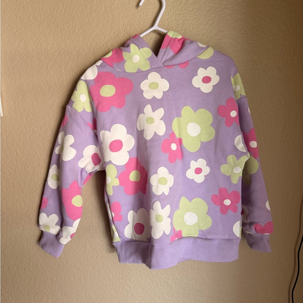 Primark Lilac Floral Hoodie